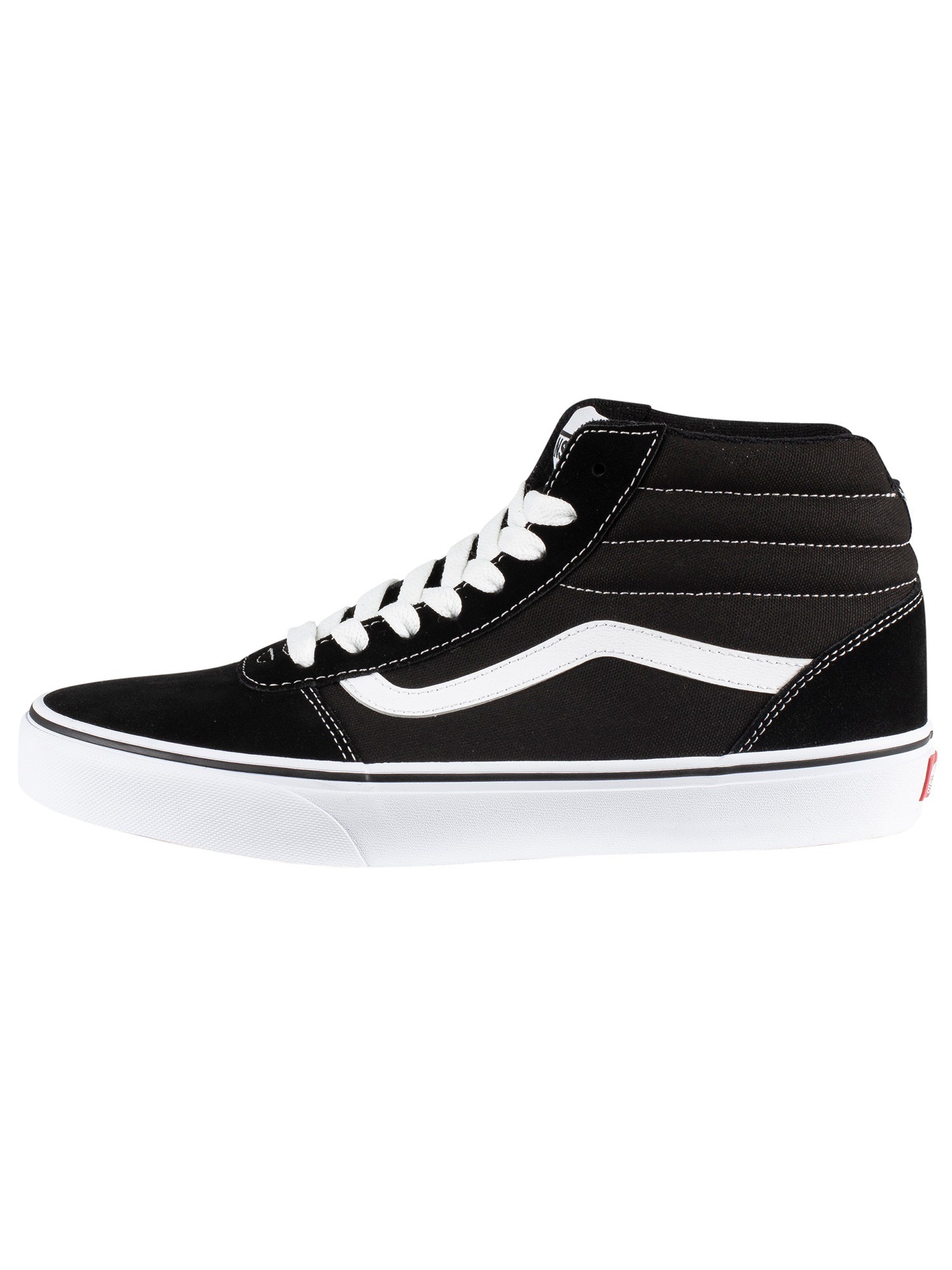 Vans Active YT Ward Hi Dress Blues/White Suede - Trainers Shoes - Awesome  Shoes