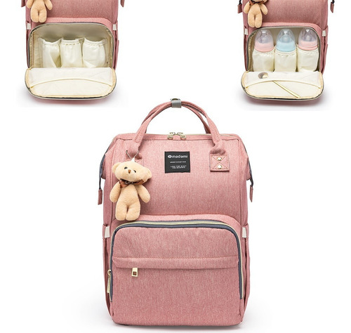 Bolsa Mochila Maternidade Madami Multifuncional C/ Trocador | Frete grátis