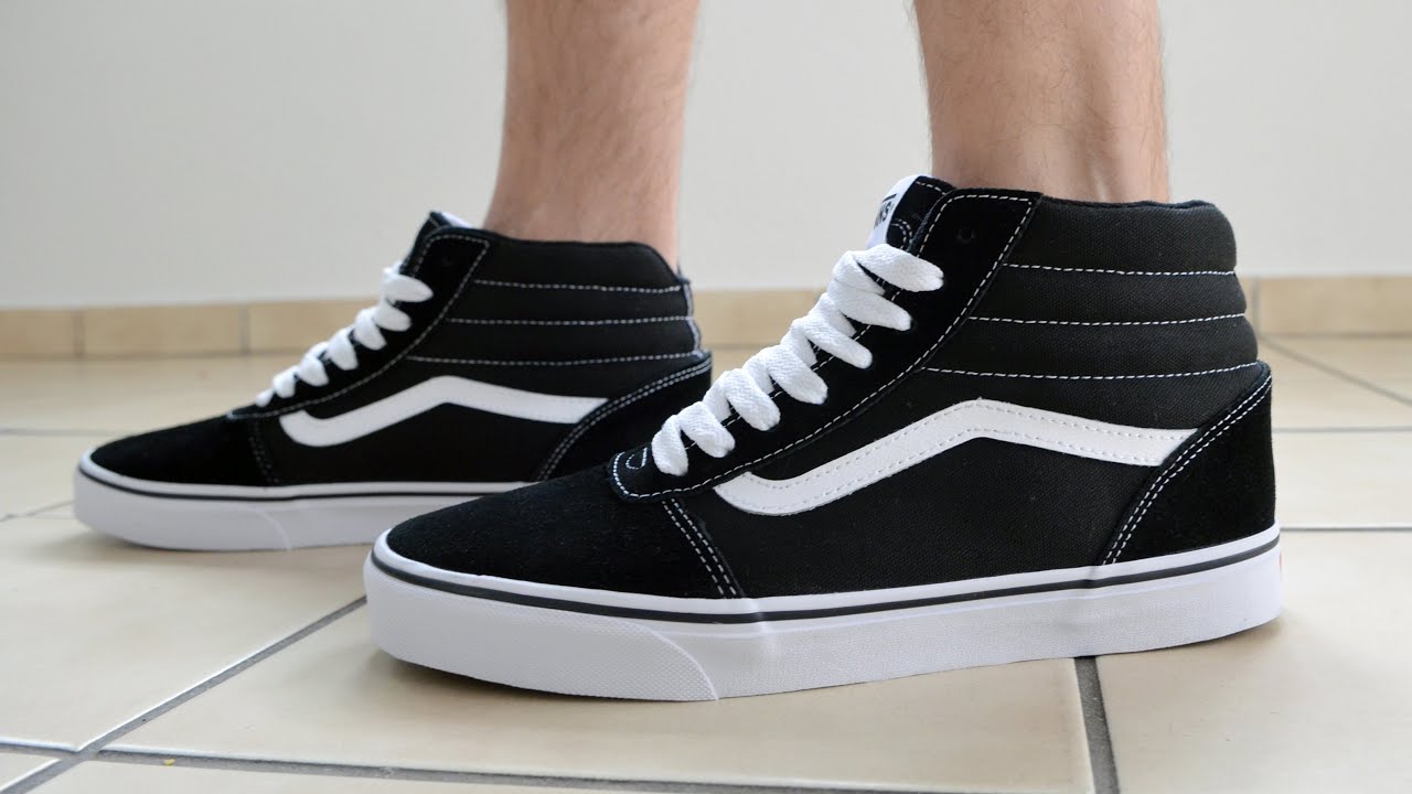 Vans Ward Hi Unboxing and on Feet - YouTube