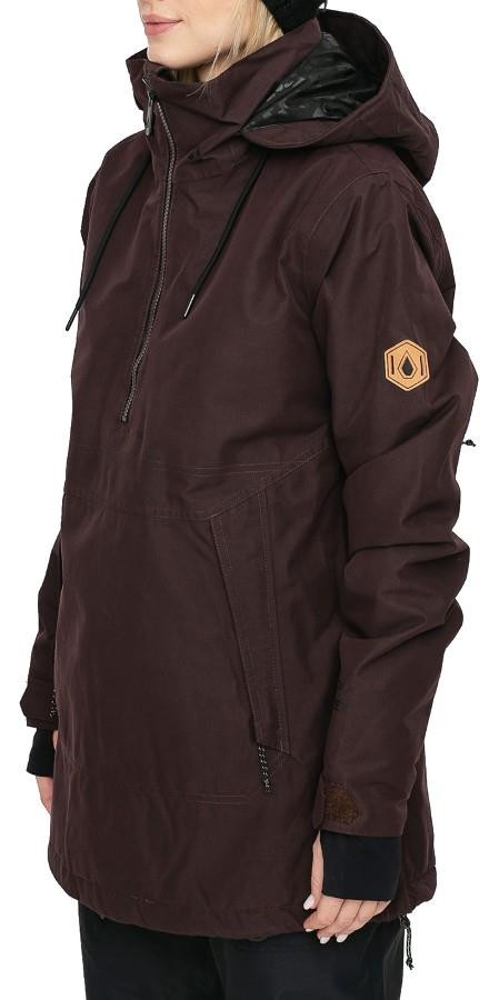 Volcom Fern Gore-Tex Pullover Womens Ski/Snowboard Jacket, Uk 10 Red