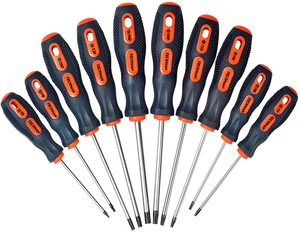 Juego De Destornilladores Torx 10 En 1 Con Punta Torx De Seguridad T3 T4 T5  T6 | eBay