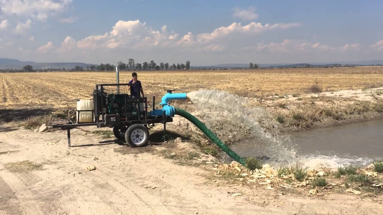 Motobomba 6 alta presion bomba charquera motor perkins - YouTube